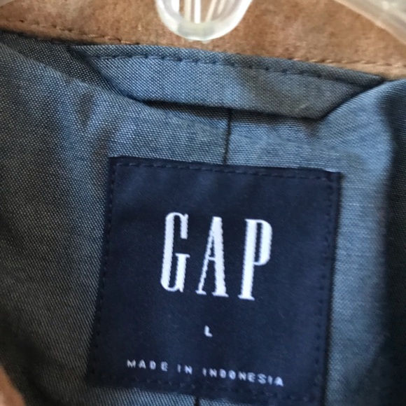 NWOT! Gap Women’s Large Wool Moto Jacket. Taupe. - Picture 5 of 8